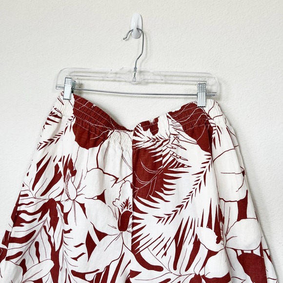 [Madewell] High Rise Pull-On Bermuda Shorts Tropical Vacation Floral NWT Sz XXL - Picture 4 of 11